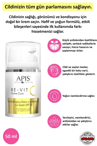 Yüz Nemlendirici Günlük Krem SPF15 - 50ml ürün görseli 1