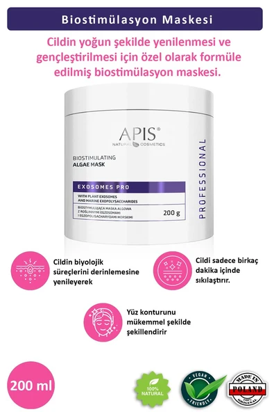 Yaşlanma Karşıtı EXOSOMES PRO Bitkisel Alg Maskesi 200g ürün görseli 1