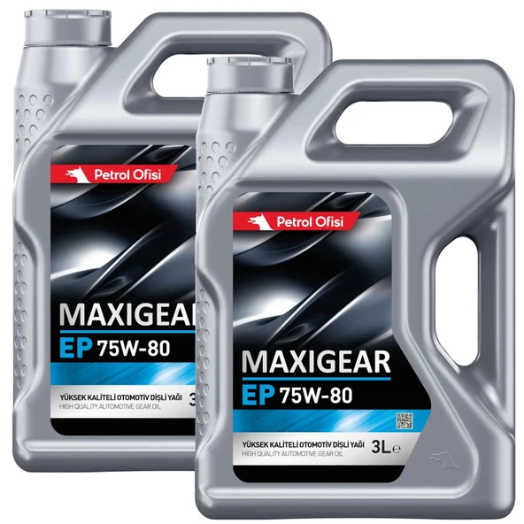 Petrol Ofisi Ep 75W-80 Şanzıman ve Dişli Yağı 2 x 3 Litre ürün görseli 1