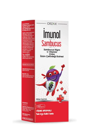 İmunol Sambucus Şurup 150 ml ürün görseli 1