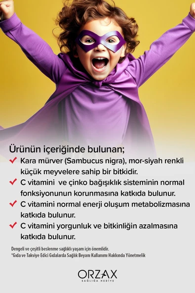 İmunol Sambucus Şurup 150 ml - Resim 4