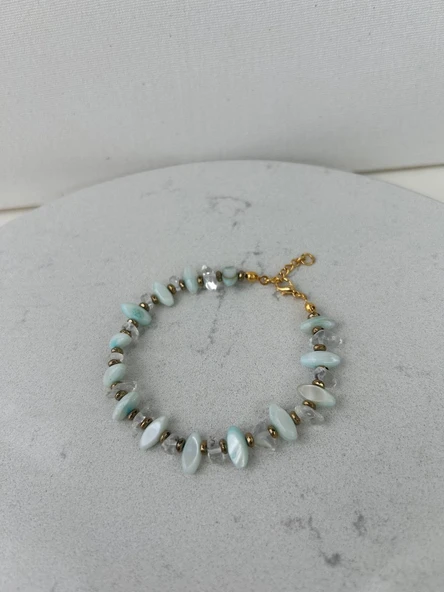 Sedef kristal kuvars bileklik ürün görseli 1