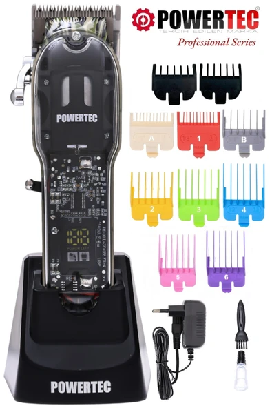 Powertec TR-8700 Saç Sakal Tıraş Makinesi (Black) ürün görseli 1