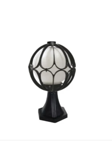 KARTAŞ Lamp232 Papatya Set Üstü Bahçe Aydınlatma Armatürü-siyah ürün görseli 1
