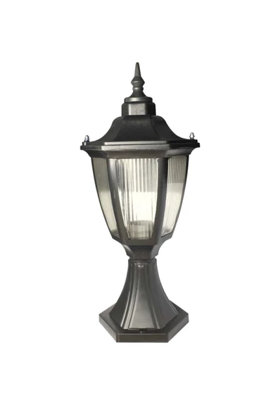 AGS Lamp232 Set Üstü Altıgen Plastik Fener Bahçe Aydınlatma E-27 Duy Tipi Ip44 ürün görseli 1