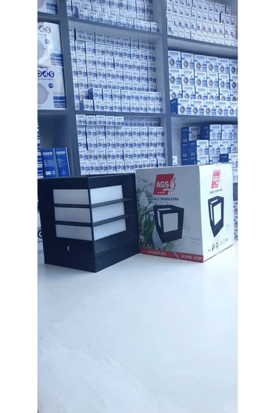 AGS Bahçe Izgaralı Kare Küp ürün görseli 1