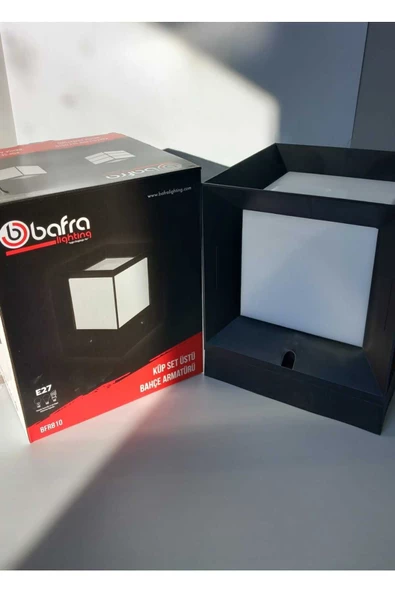 BAFRA LİHGTİNG KÜP SET ÜSTÜ BAHÇE ARMATÜRÜ ürün görseli 1