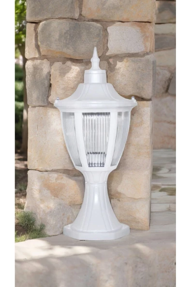 fullreyon Set Üstü Bahçe Aydınlatma Armatürü, Bahçe Duvar Aydınlatma Apliği 10 Watt Beyaz Işık Led Ampul Dahil ürün görseli 1