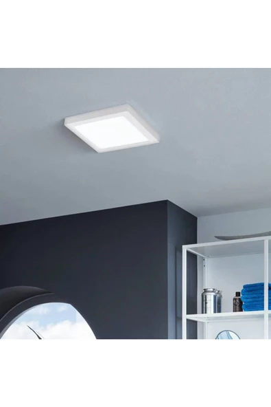 fullreyon Kare Metal Beyaz Kasa, Beyaz Işık Ultra Kaliteli Sıva Üstü Led Tavan Armatürü, Sıva Üstü Led Panel ürün görseli 1