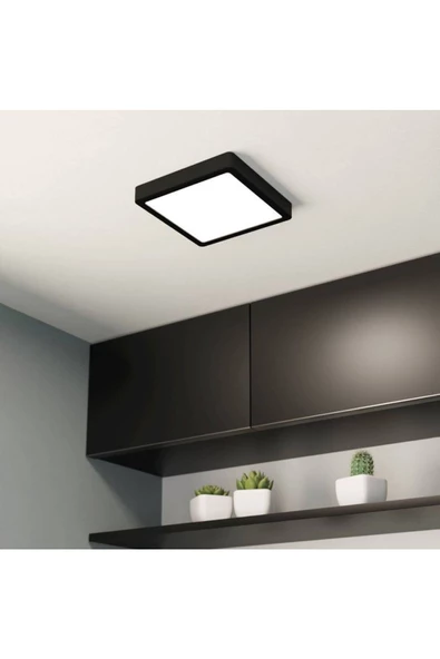fullreyon 18 Watt Kare Metal Kasa 3200 Kelvin Ultra Kaliteli Sıva Üstü Led Tavan Armatürü, Sıva Üstü Led Panel ürün görseli 1