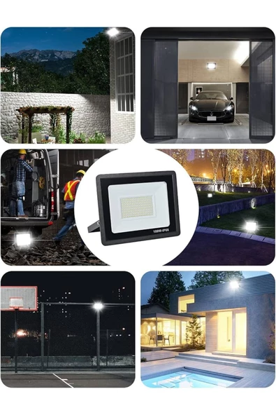 fullreyon Elektrikle Çalışır, Ultra Kaliteli 100 Watt Beyaz Işık Smd Led Projektör, Dış Mekan Armatürü - 220v ürün görseli 1