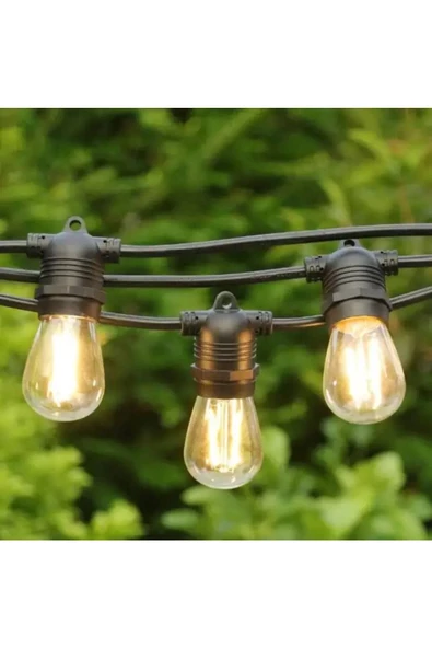 Horoz Elektrik 20 Duylu 10 Metre Organizasyon Düğün Bahçe Aydınlatması ürün görseli 1