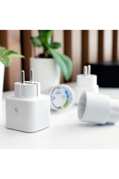 fullreyon 3 Adet Uzaktan Telefonla Kumanda Edilen Akıllı Priz, Unutkan Tembel Prizi Vesvese Giderici Wifi Priz ürün görseli 1