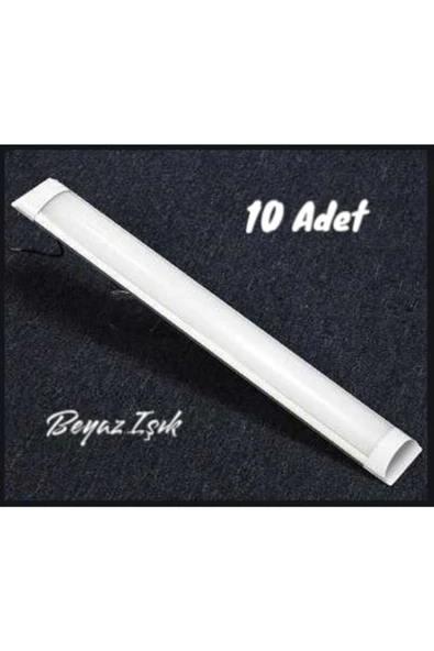 fullreyon 10 Adet, 36 Watt, 120 Cm, Ultra Kaliteli, Beyaz Işık, 6500 Kelvin Led Bant Armatür, 10'lu Paket ürün görseli 1