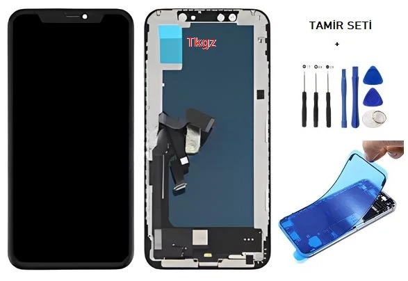 iPhone XS Lcd Ekran Dokunmatik Orijinal Kalite (JK MARKA ) + TAMİR SETİ + TOZ BANTI ürün görseli 1
