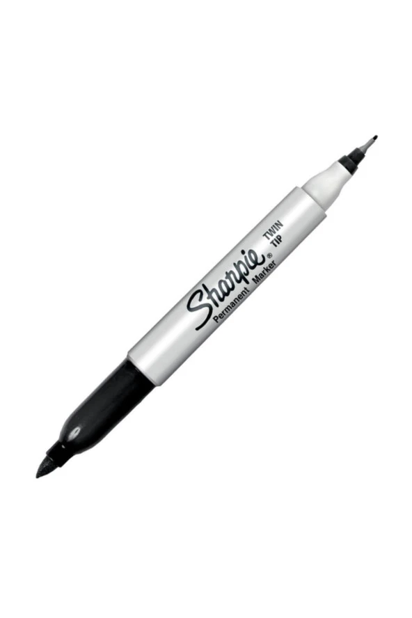 Sharpie Twin Çift Uçlu Permanent Markör Siyah (1 Kutu 12 Adet) ürün görseli 1
