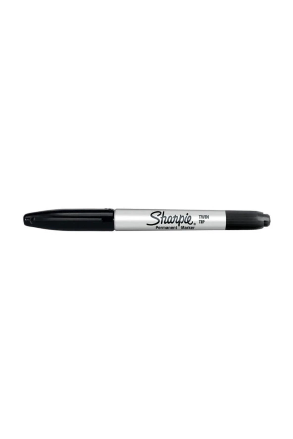 Sharpie Twin Çift Uçlu Permanent Markör Siyah (1 Kutu 12 Adet) - Resim 3