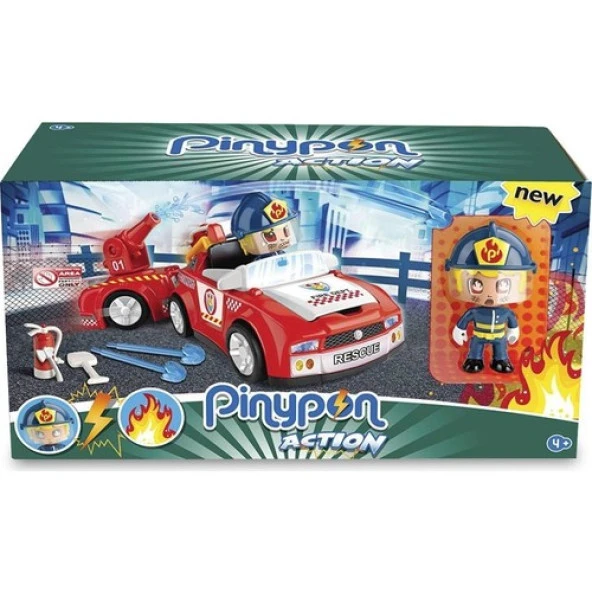 Pinypon Action Süper İtfaiye Arabası PNC03000 - Resim 2