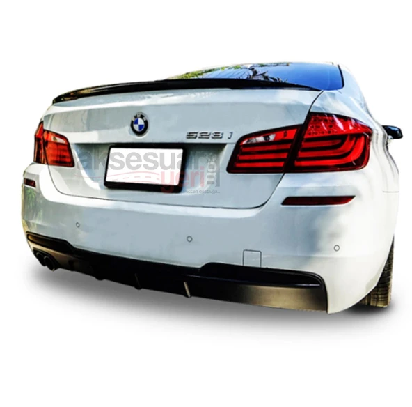 Bmw F10 M Performance Tip Spoiler Parlak Siyah Boyalı İthal Ürün Plastik ürün görseli 1