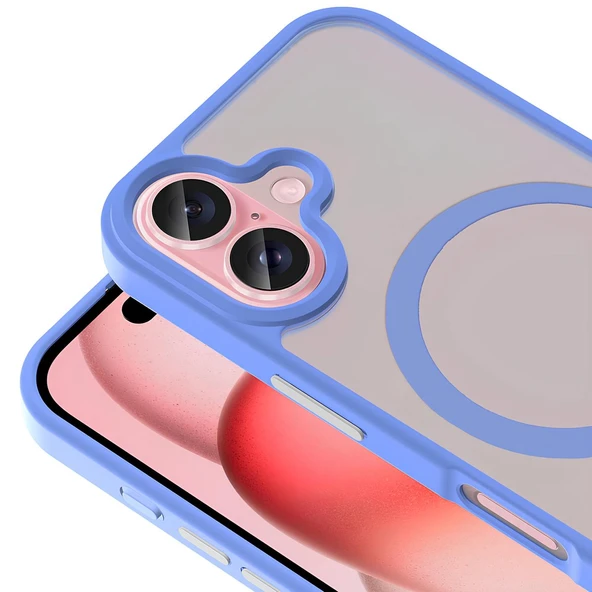 iPhone 16 Plus 6.7'' Linch Magsafe Kapak - Resim 3