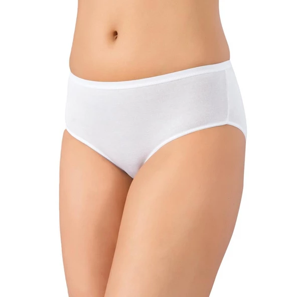 3 lü Paket Lüx Drm Bayan Bambu Yüksek Bel Bikini Külot Slip 3200 ürün görseli 1