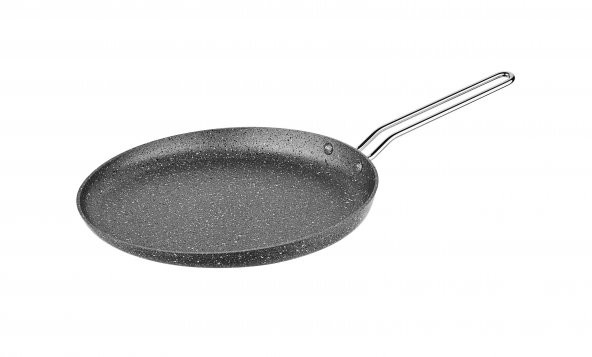 OMS Granit Krep Tava 28 cm Gri 3234 ürün görseli 1