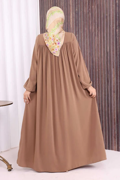 Robalı Britli Ferace 6022 Taba - Resim 3