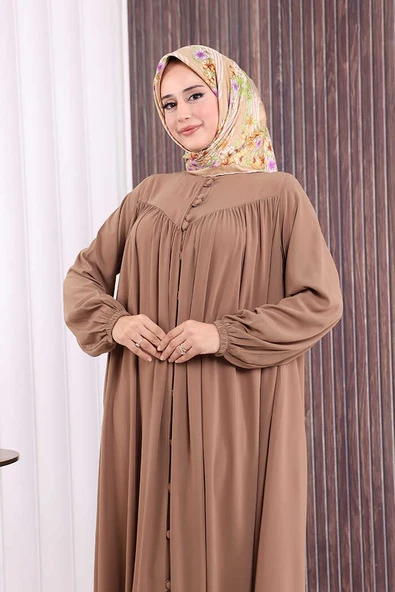 Robalı Britli Ferace 6022 Taba - Resim 4