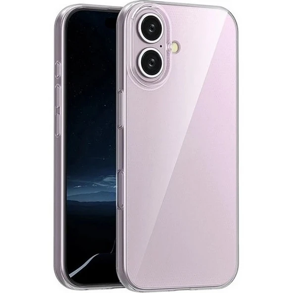 Gpack Apple iPhone 16 Kılıf Süper Silikon Kamera Korumalı Şeffaf ürün görseli 1