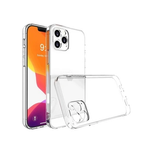 Gpack Apple iPhone 16 Pro Kılıf Süper Silikon Kamera Korumalı Şeffaf ürün görseli 1