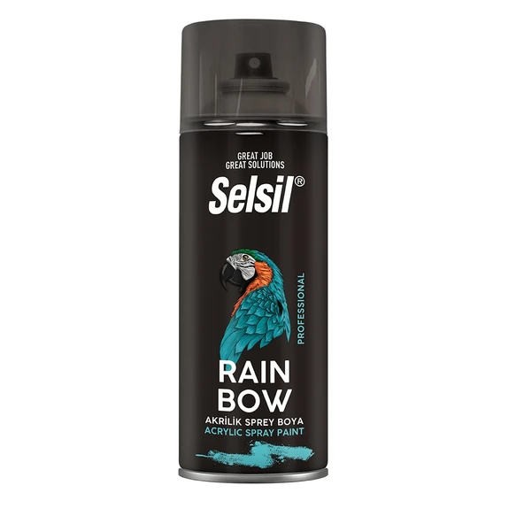 Selsil Isıya Dayanıklı Sprey Boya 690 Derece Siyah 400ml RAL9005 ürün görseli 1