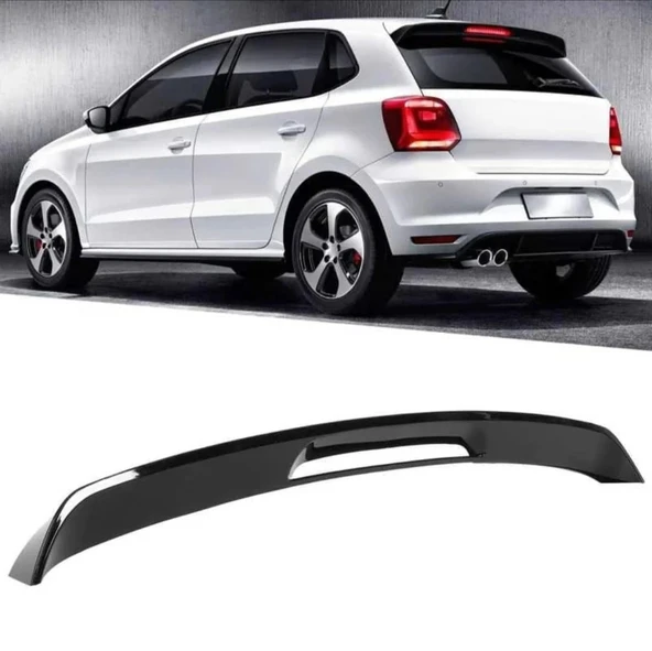 AUTOGP Vw polo 6r 6c gti bagaj üstü spoiler pianoblack boyalı 2009 / 2018 ürün görseli 1
