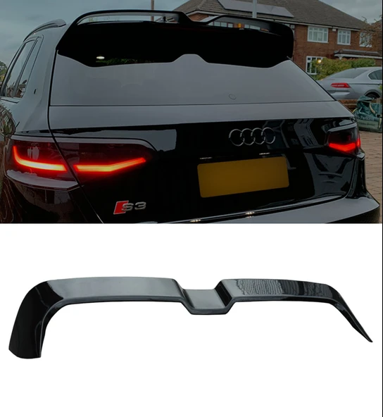 AUTOGP Audi a3 8v bagaj üstü spoiler pianoblack boyalı oettinger 2013 / 2020 ürün görseli 1