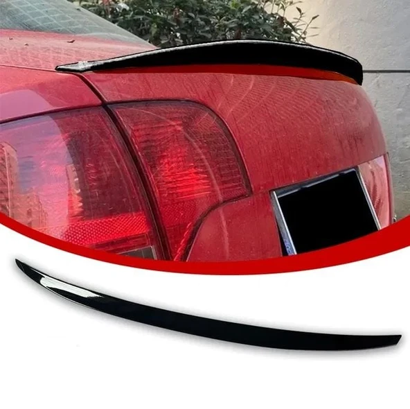 AUTOGP Audi a4 bagaj üstü spoiler pianoblack boyalı 2002 / 2008 ürün görseli 1
