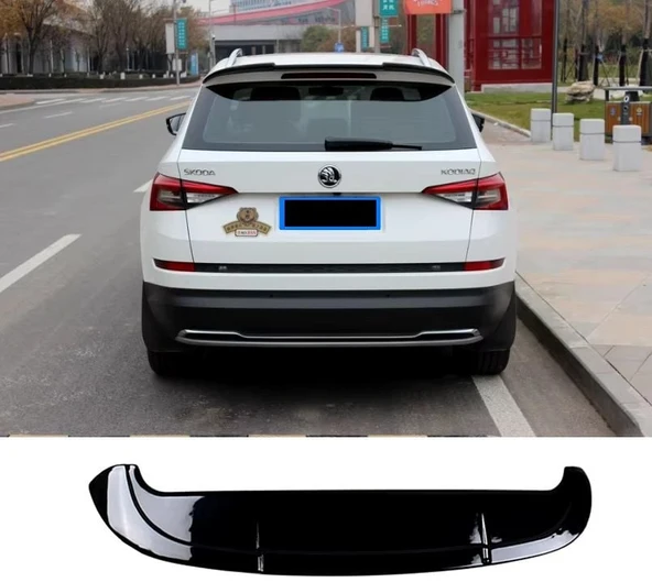 AUTOGP Skoda kodiaq bagaj üstü spoiler pianoblack boyalı ürün görseli 1