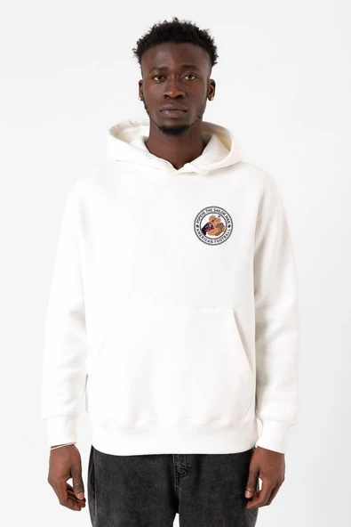 Popeye The Sailor Man Beyaz Erkek 3ip Kapşonlu Sweatshirt ürün görseli 1