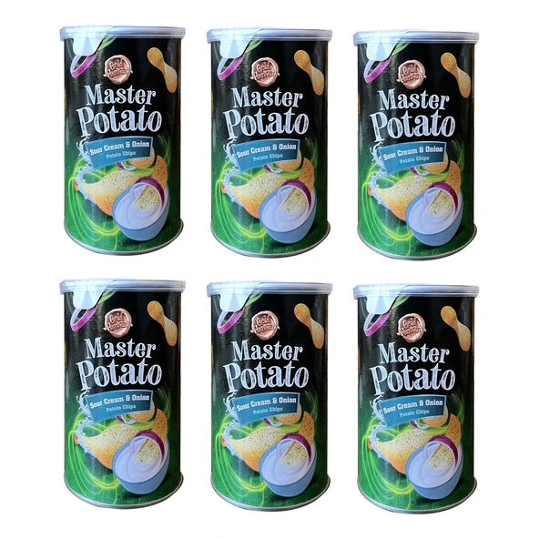 Master Potato Soğanlı & Ekşi Kremalı Cips 60 Gr x 6 Adet ürün görseli 1