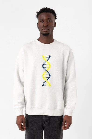 Sarı Lacivert Dna Beyaz Erkek 2ip Sweatshirt ürün görseli 1