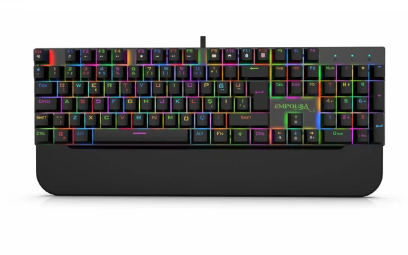IKG-443 Empousa Red  Switch Full Rgb  Software Mechanıcal  Keyboard - Resim 2