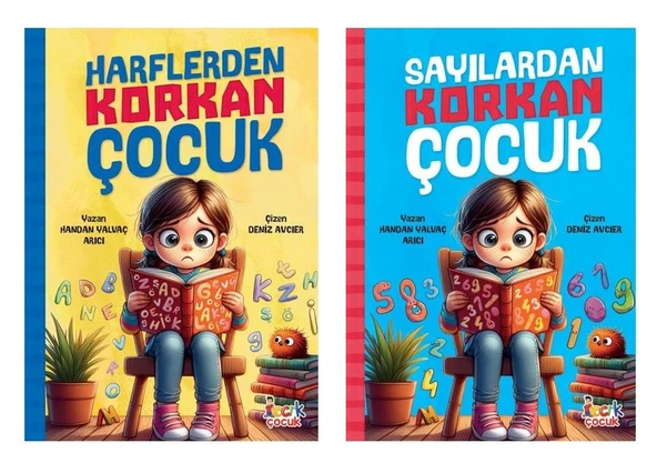 Harfleden Korkan Çocuk + Sayılardan Korkan Çocuk (2 Kitap) 1. Sınıf ürün görseli 1