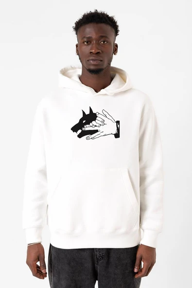 Jujutsu Kaisen Anime Divine Dogs Beyaz Erkek 3ip Kapşonlu Sweatshirt ürün görseli 1