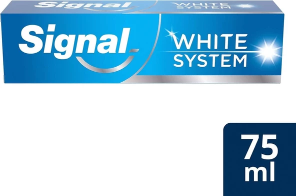 Signal White System Diş Macunu 2 Haftada Daha Beyaz Dişler 75 ml X3 Adet ürün görseli 1