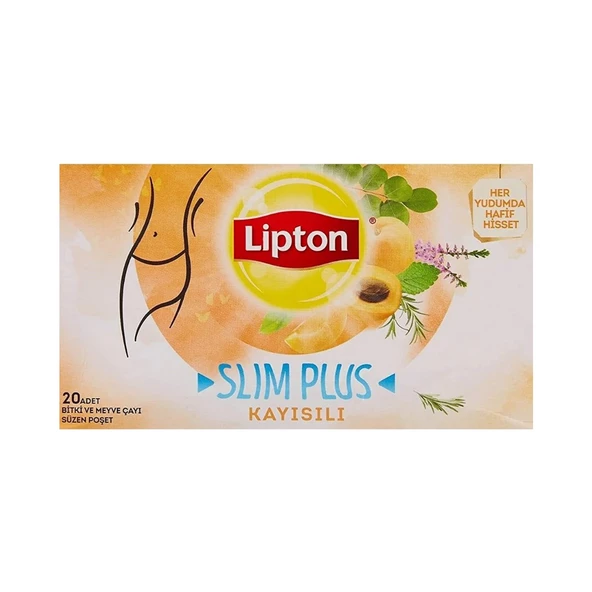 Lipton Slim Plus Kayısılı 20'li 3 Paket - Resim 2