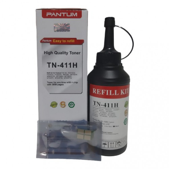 Pantum TN-411H Refill Toner Dolum Kiti Siyah (Orijinal Toner Dolum Kiti) ürün görseli 1