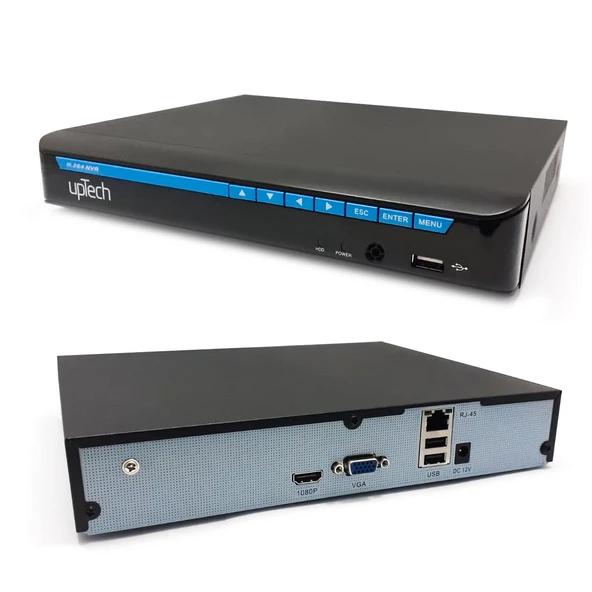 KAYIT CİHAZI IP NVR 4 KANAL 2MP 1080P H264 UPTECH NVR-K7604-1H ürün görseli 1