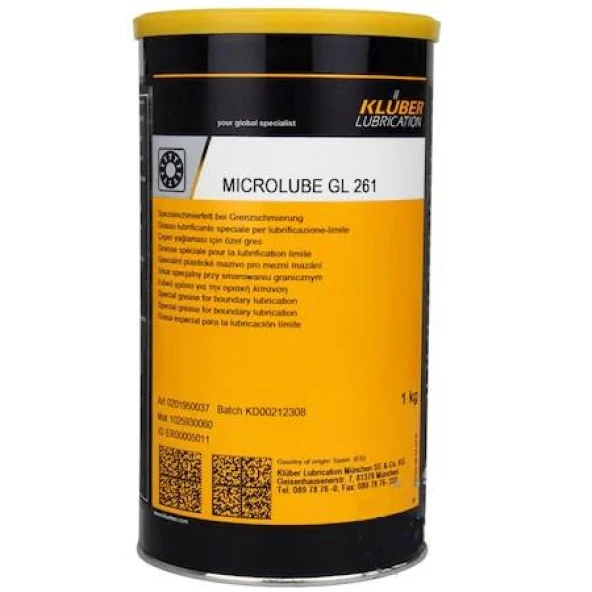 KLUBER MICROLUBE GL 261 - 1 KG ürün görseli 1