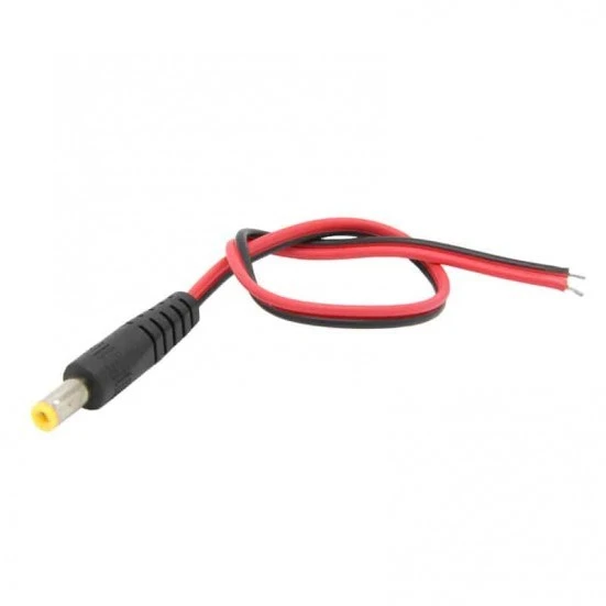 Güvenlik Kamerası 12V DC Erkek Power Jack DC Jak Kablo Bağlantı Kablosu ürün görseli 1