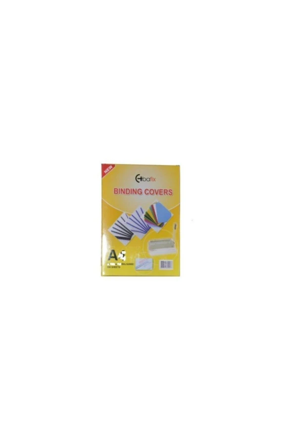Bafix A-4 Pvc Cilt Kapağı 160 Micron Mat Pembe (1 Paket 100 Adet) ürün görseli 1