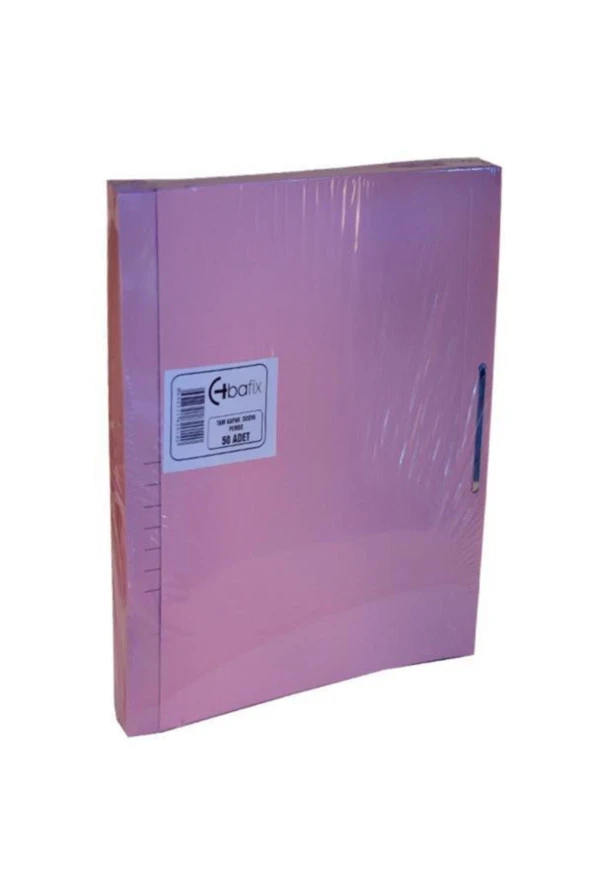 Bafix Karton Dosya Tam Kapak Pembe 66717 50 Li (50 Adet 1 Paket) ürün görseli 1
