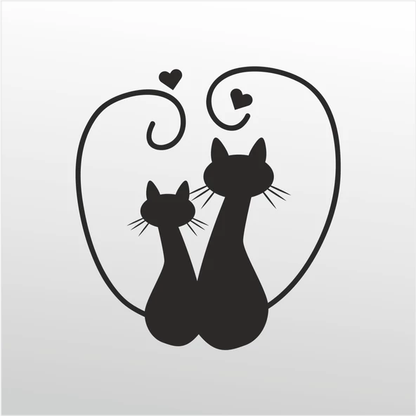 Folyo Sticker Kediler ürün görseli 1